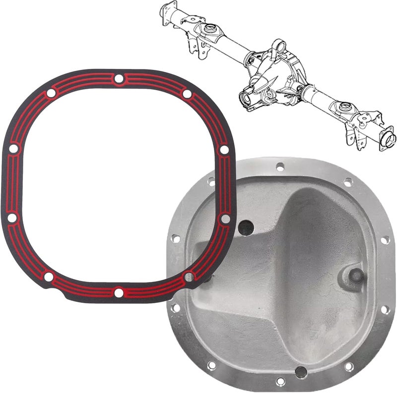 BEONEO F880 Differential Cover Gasket Fit for Ford 8.8" Axle Steel core Rubber coated Fit Mustang 1986-2014 - Image 2